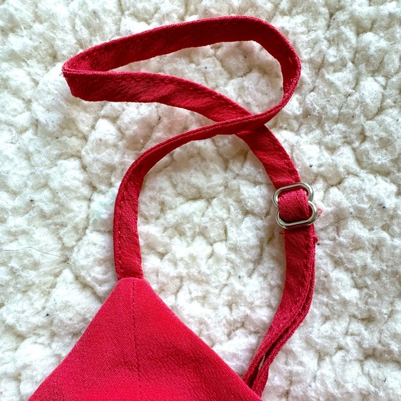 Silk Y2K Spaghetti Strap Cami Dainty Crochet Fairycore Rosey Pink Sz S - Picture 2 of 14